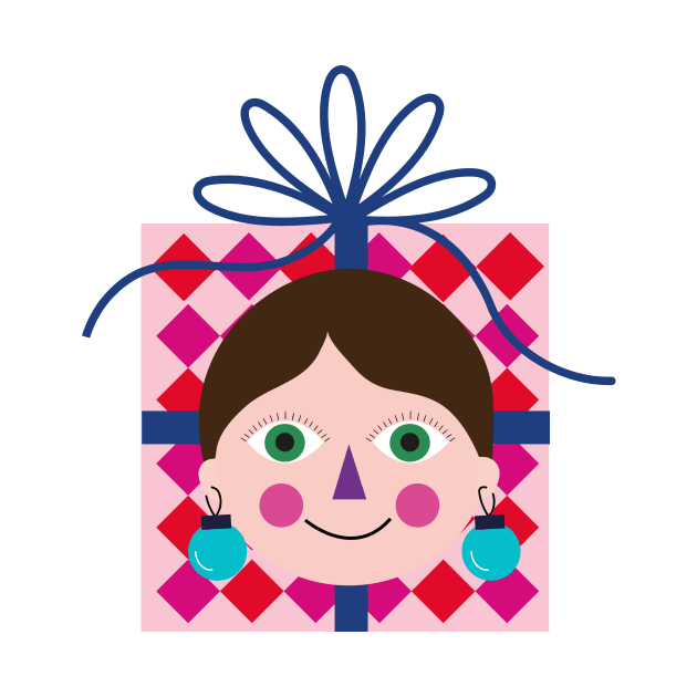 Happy colorful Christmas gift avatar by sugarcloudlb-studio