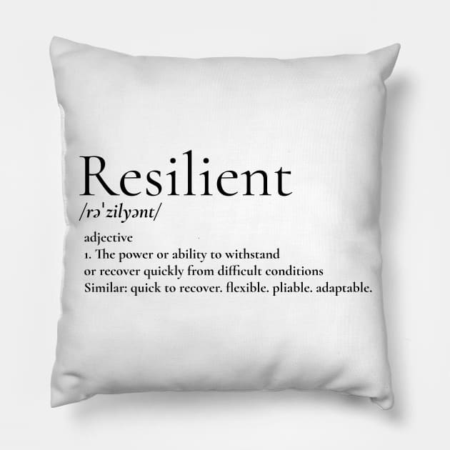 Resilient Pillow by MyVictory