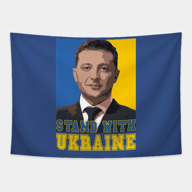 Stand With Ukraine Tapestry by The Christian Left