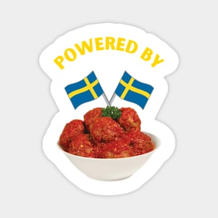 Powered by Swedish Meatballs Magnet