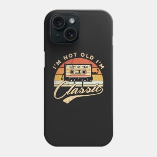 50th birthday gifts for men and women 1970 gift 50 years old Phone Case