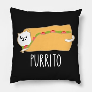 Funny purrito taco cat (b) Pillow