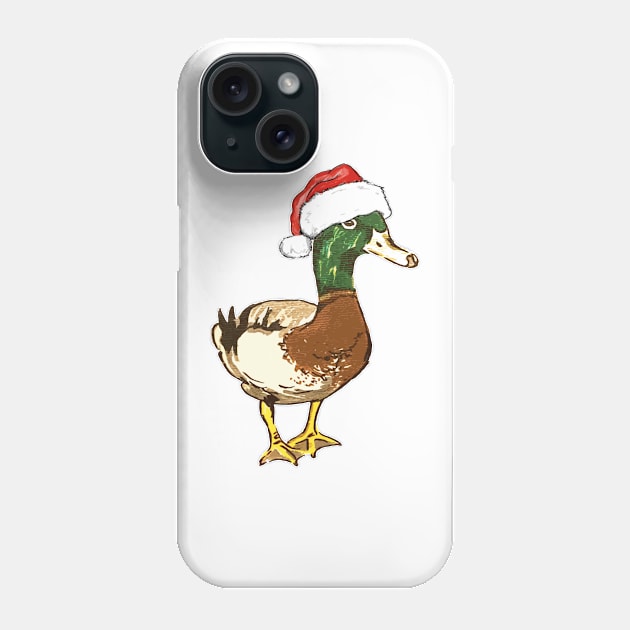 Christmas Duck Phone Case by drknice