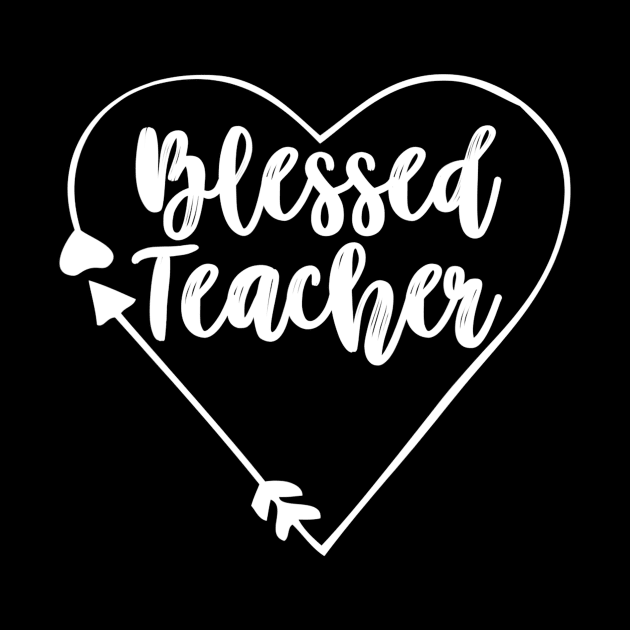 Blessed Teacher Shirt Religious Jesus Shirt For Women by agustinbosman