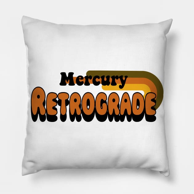 Mercury Retrograde Pillow by CKastellanos
