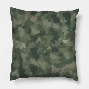 Army Green Camo camouflage Pattern Pillow