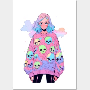 Sad anime girl Poster for Sale by xyvril