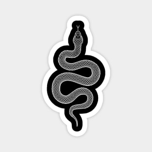 Snake Illustration minimalist aesthetic Magnet