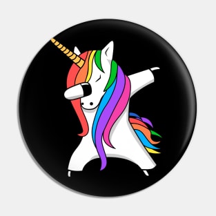 Dabbing Unicorn Pin