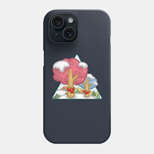 Smiley Winter Tree Phone Case