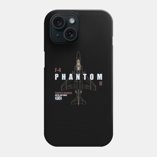 RAF F-4 Phantom Phone Case by TCP