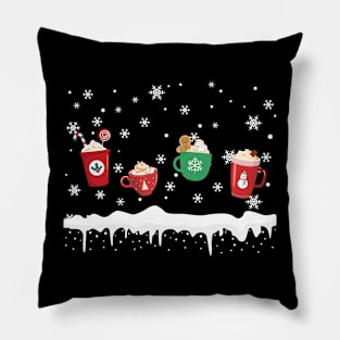 Christmas Drinks Pillow