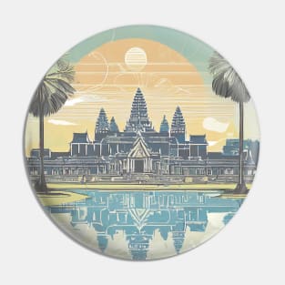 Retro Vintage - Angkor Wat Serenity Pin