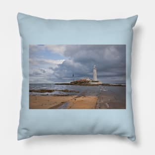 Storm Clouds at St Mary's Island Pillow