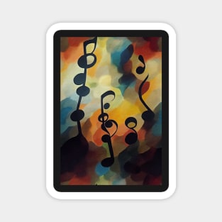 Musical Notes Pattern, perfect gift for all musicans and those who can't live without music #7 Magnet