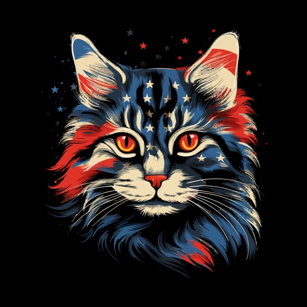 Patriotic American Bobtail by JH Mart