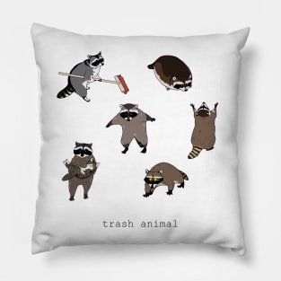 Trash animal Pillow