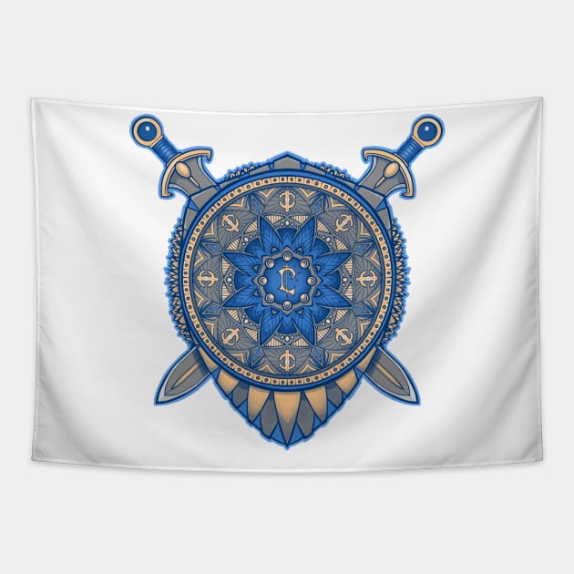 Lordaeron Crest Tapestry by njonestees