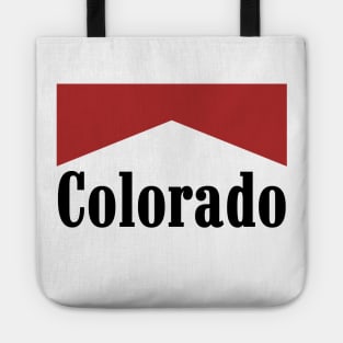 Funny Retro Colorado Logo Parody Tote