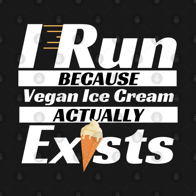 Vegan Ice Cream Loving Runner by VEN Apparel