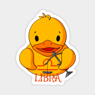 Libra Rubber Duck Magnet