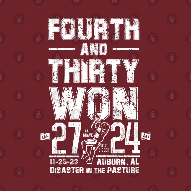 FOURTH AND THIRTY WON by thedeuce