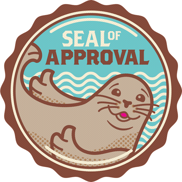 Seal of Approval Kids T-Shirt by zacrizy