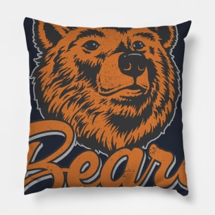 Bear Head Pillow