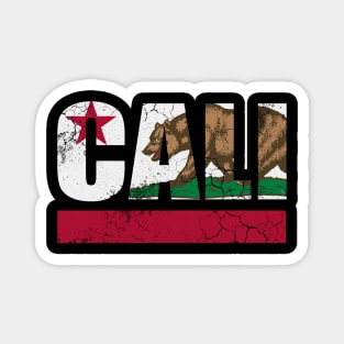 California Republic Flag Cali Magnet