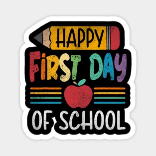 Pencil Happy First Day Of School Teacher Magnet