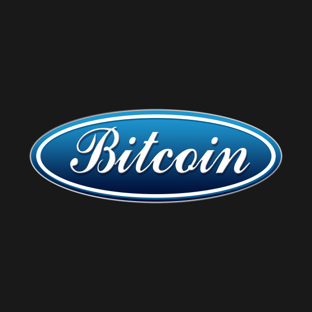 Bitcoin Ford logo mashup by phneep