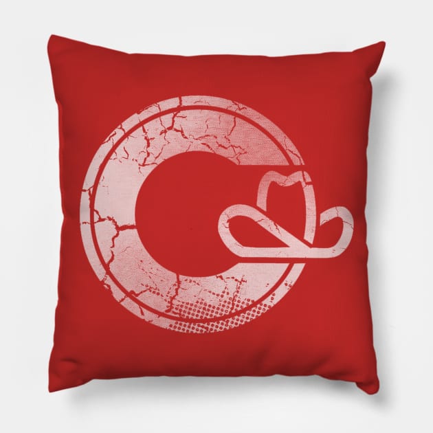 Flag of Calgary Alberta Canada Pillow by E