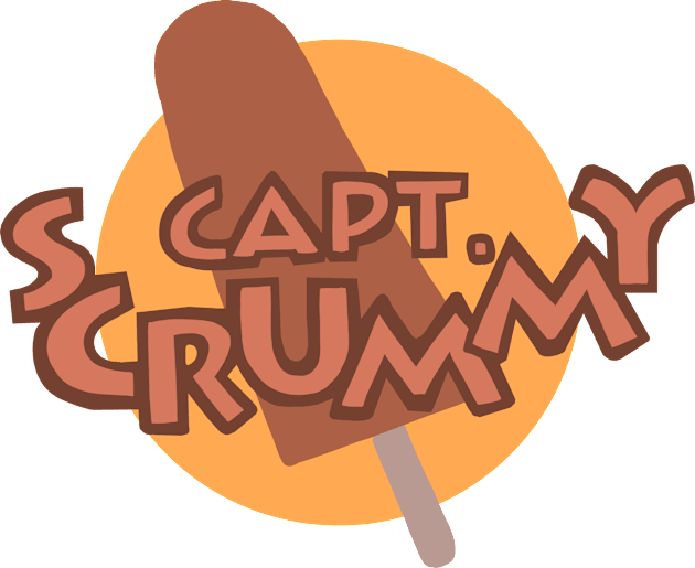 Capt. Scrummy's Below Par Ice-cream Kids T-Shirt by spookyruthy