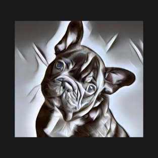 French Bulldog Puppy - beautiful painting of this gentle breed, little Frenchie T-Shirt