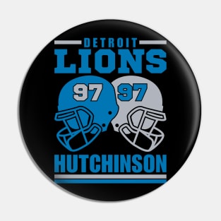 Detroit Lions Hutchinson 97 American Football Pin