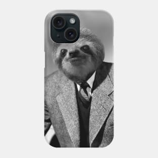 Gentleman Sloth with striped tie - Print / Home Decor / Wall Art / Poster / Gift / Birthday / Sloth Lover Gift / Animal print Canvas Print Phone Case