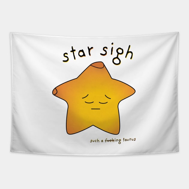 Star Sigh Tapestry by Surplusweird