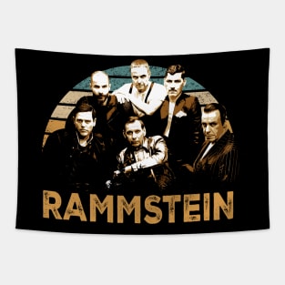 Graphic Industrial Metal Band Tapestry