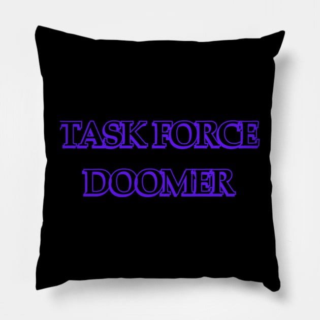 task force doomer Beslan FSB Doomer Pillow by Jaslyn Ferry