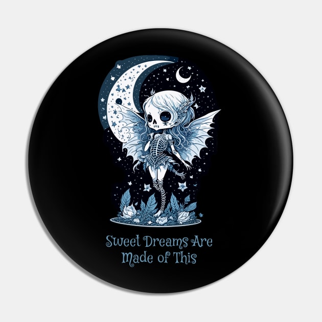 Sweet Dreams whimsigothic Fairy Pin by Kingrocker Clothing