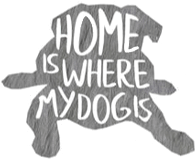 Home is where the dog is Kids T-Shirt by Strictly Homicide Podcast