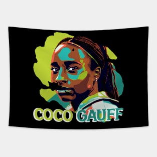 Coco Gauff Tapestry