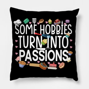 Some hobbies turn into passions - a cake decorator design Pillow