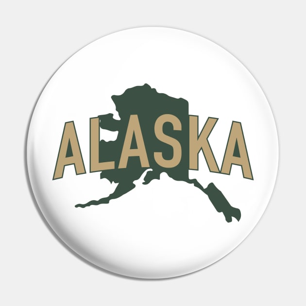 Alaska State Pin by Novel_Designs