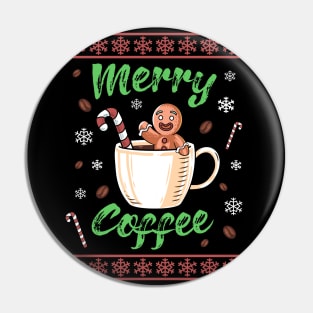 coffee christmas Pin