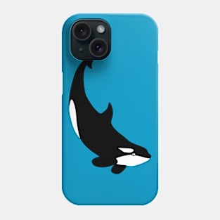 Orca diving Phone Case