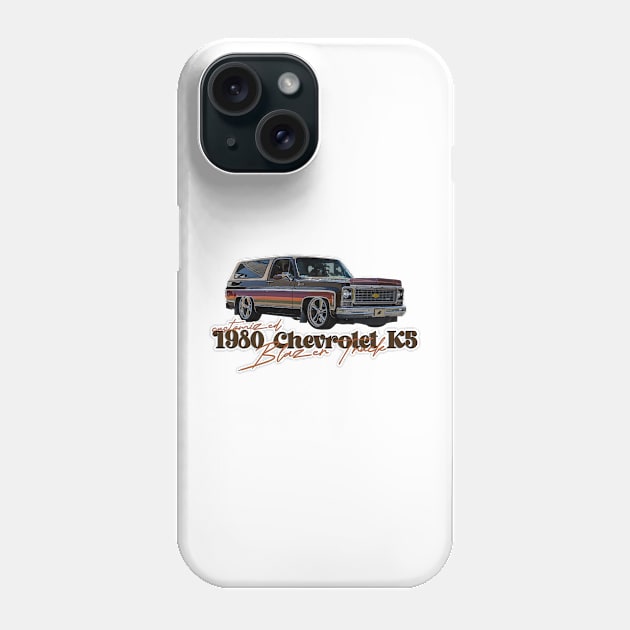 Customized 1980 Chevrolet K5 Blazer Truck Phone Case by Gestalt Imagery