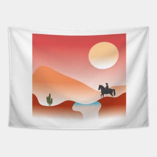 Texas Desert Independence Day - Wonderful Landscap Gift Tapestry