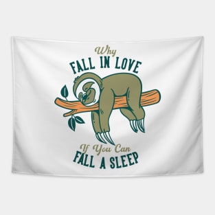 Sloth Love Tapestry