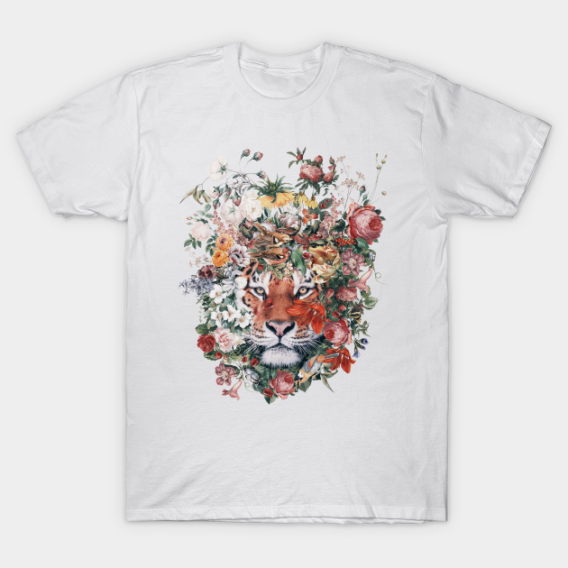 tiger flower shirt